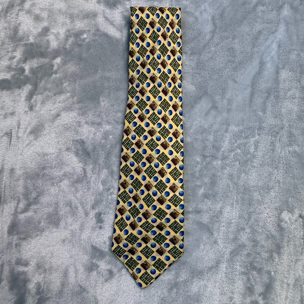 Vintage Robert Talbott Studio‎ 100% Silk Hand Sewn Necktie